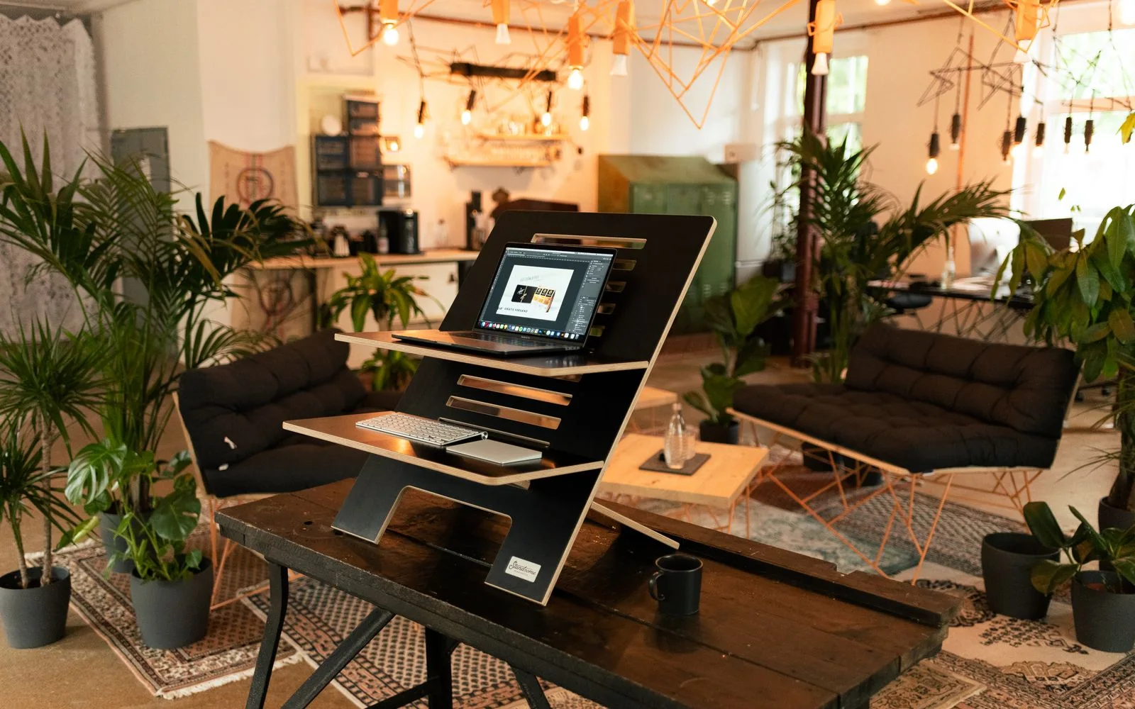 Home Office gear in a lived-in everyday setting