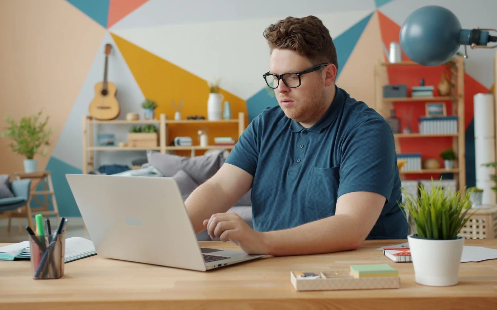Home Office gear in a lived-in everyday setting