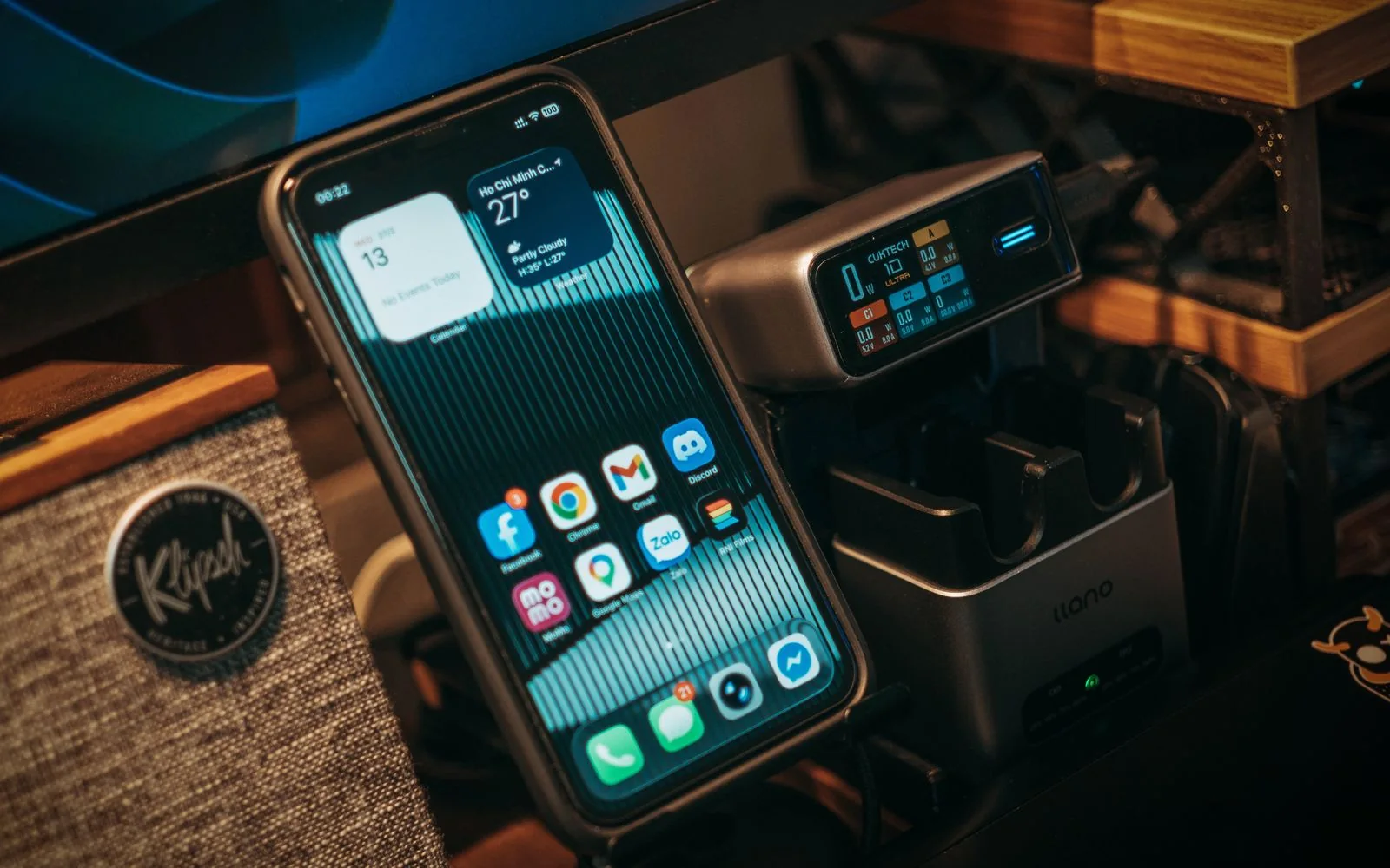 Mobile & Travel gear in a lived-in everyday setting
